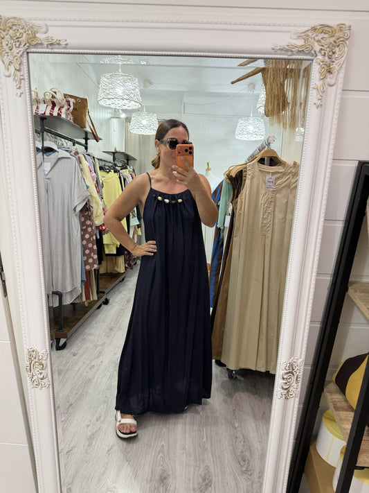 Vestido Stones marino