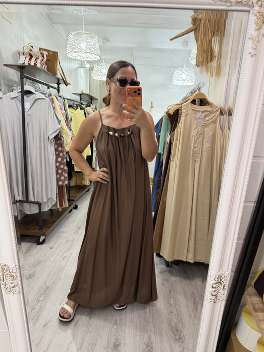 Vestido Stones chocolate
