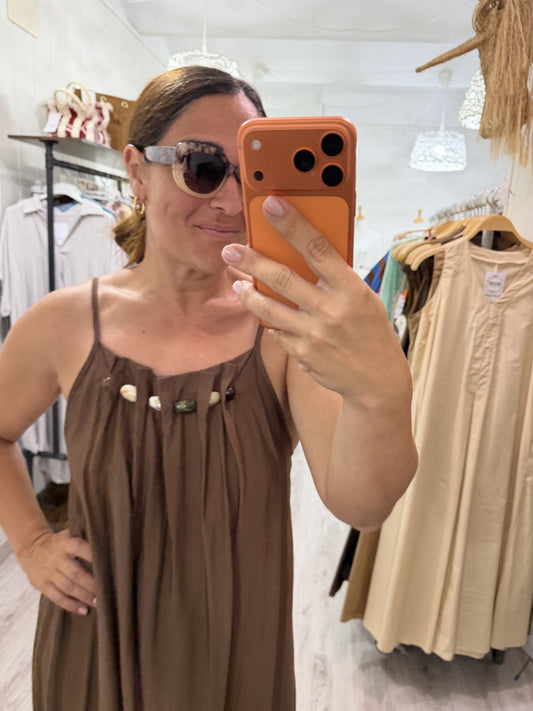 Vestido Stones chocolate