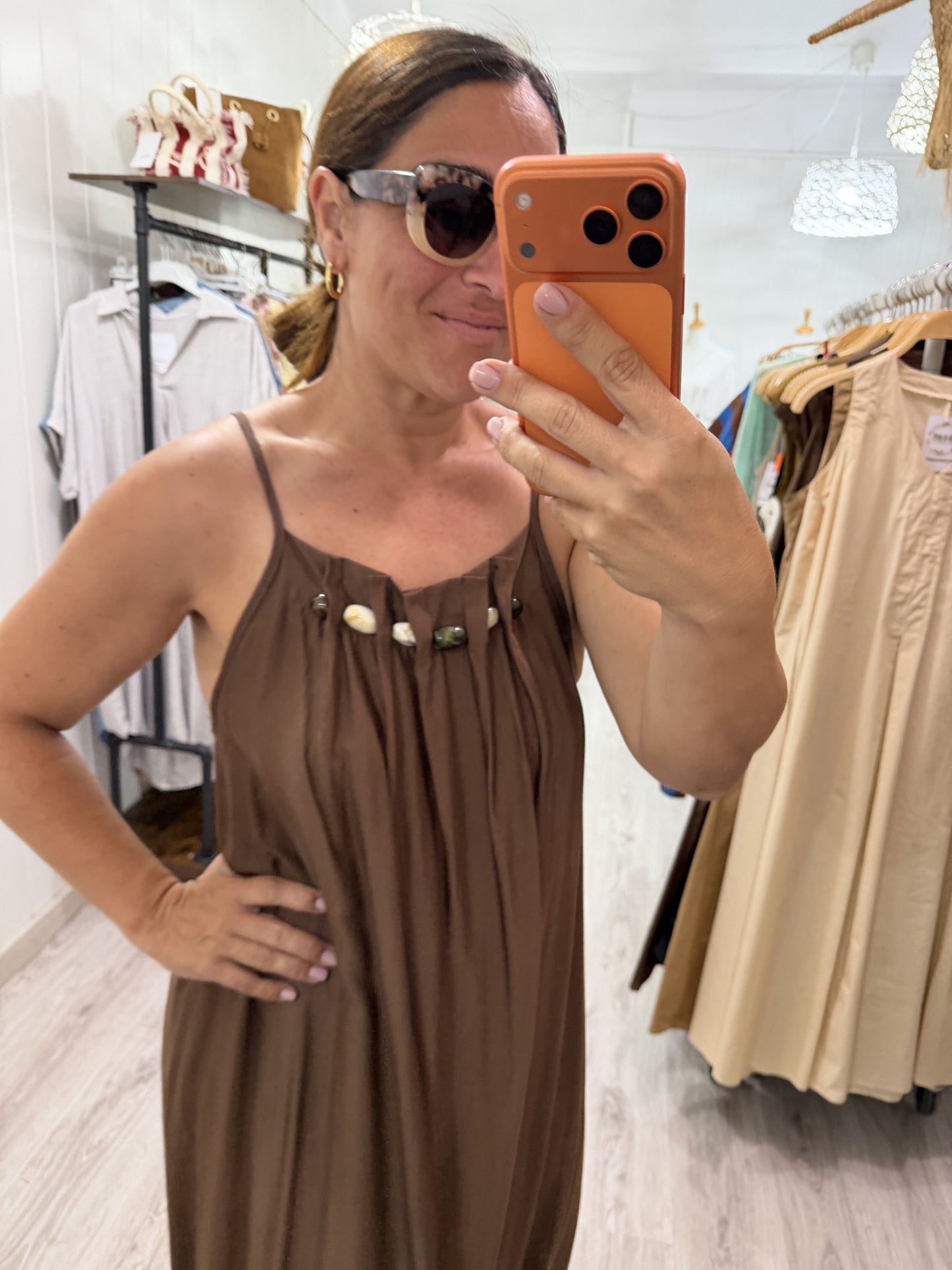 Vestido Stones chocolate