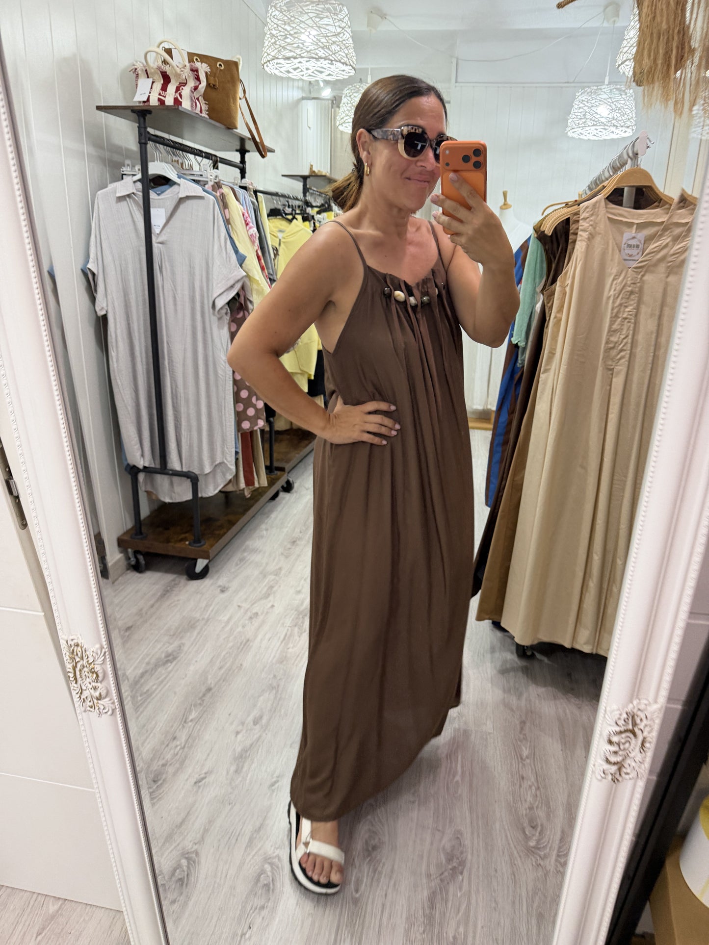 Vestido Stones chocolate