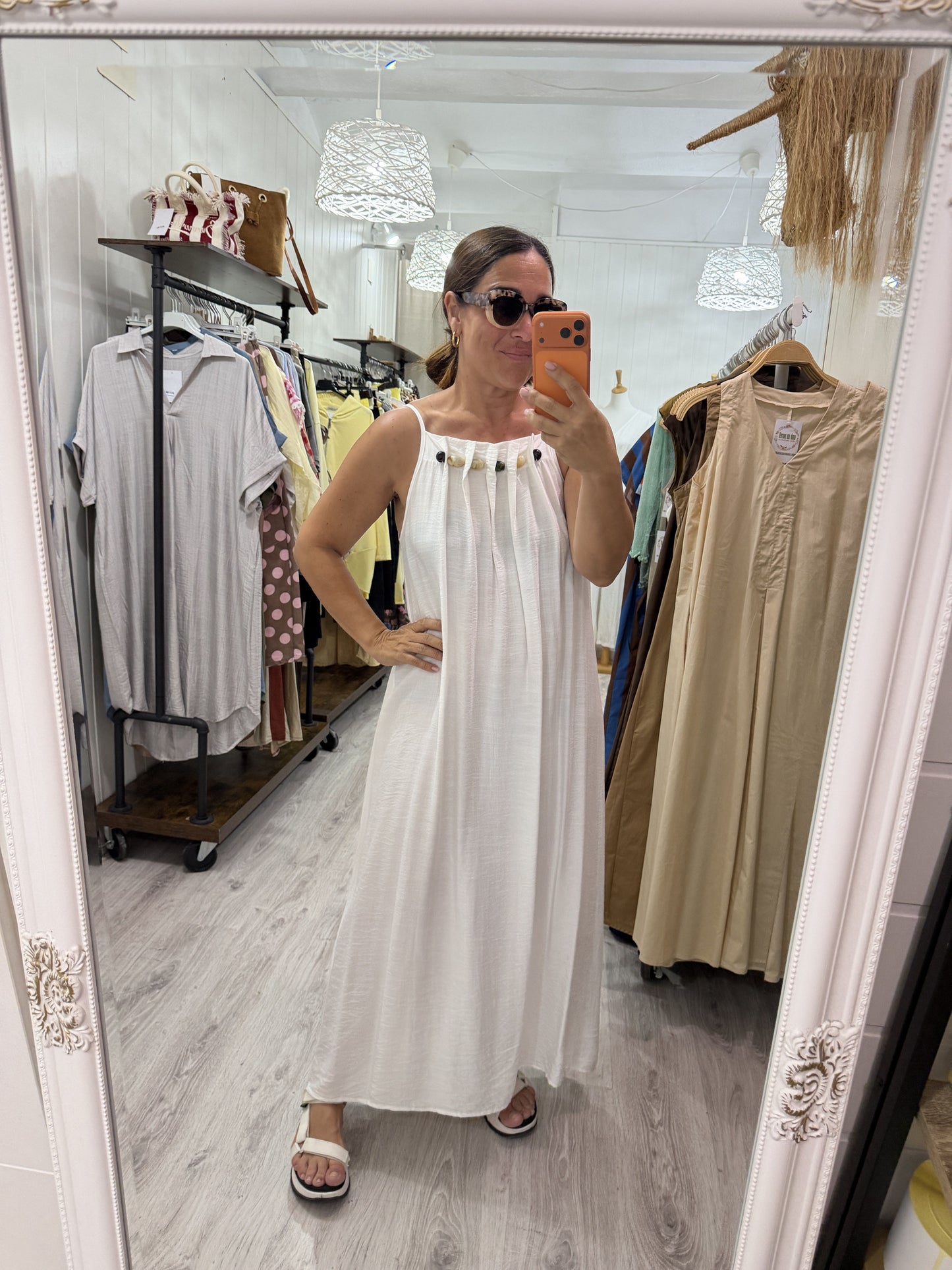 Vestido Stones blanco