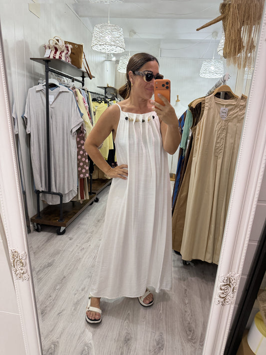 Vestido Stones blanco