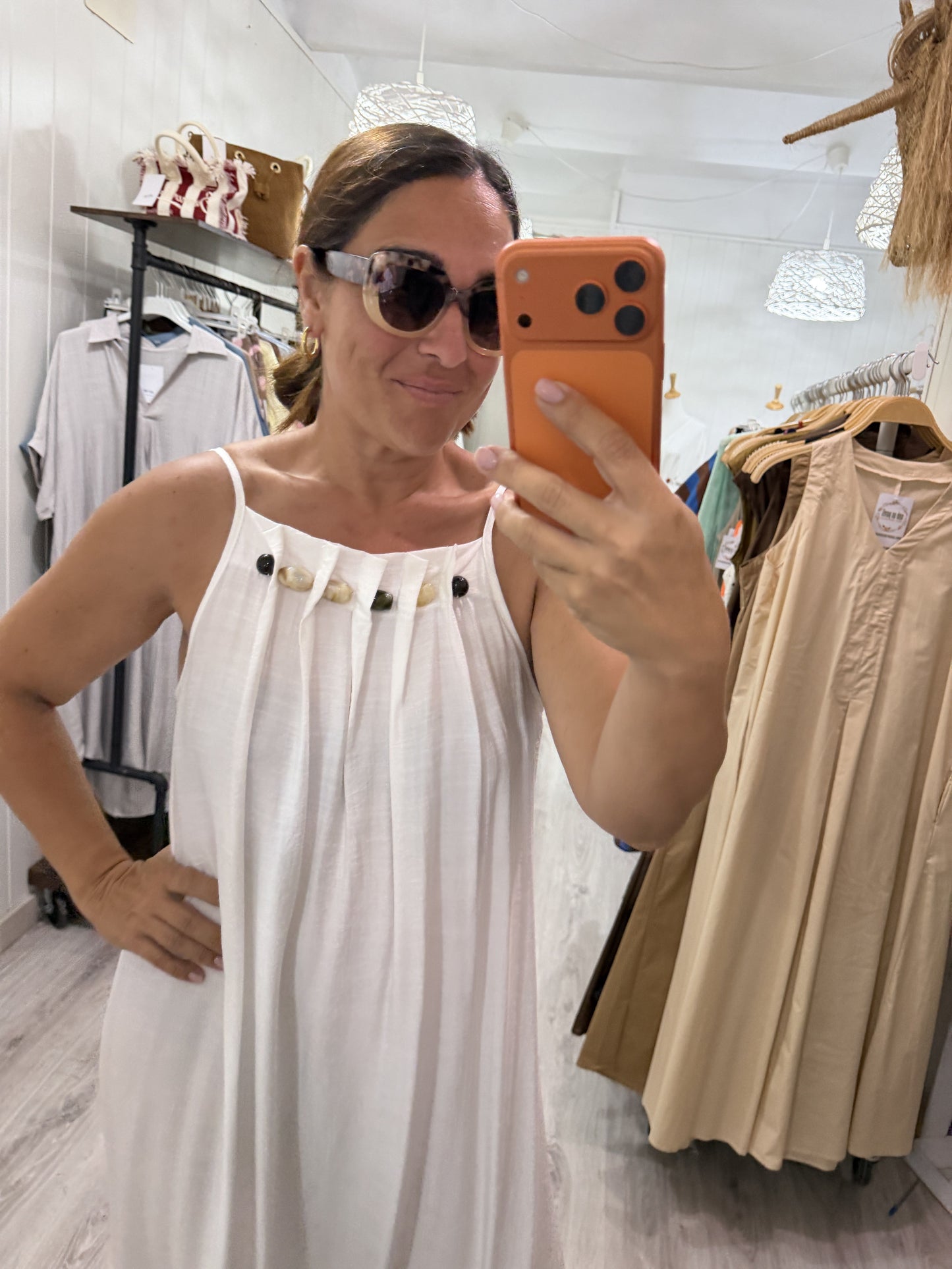 Vestido Stones blanco