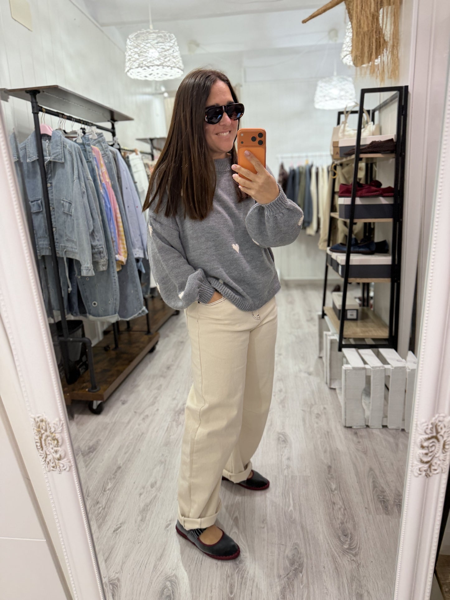 Jersei Corets oversize gris