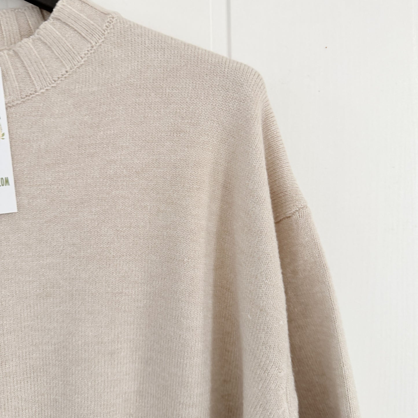 Jersei Mar manga corta beige