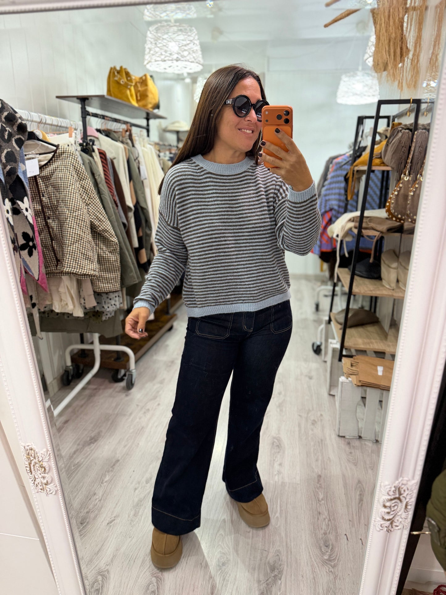 Jersei Milrayas cielo y gris