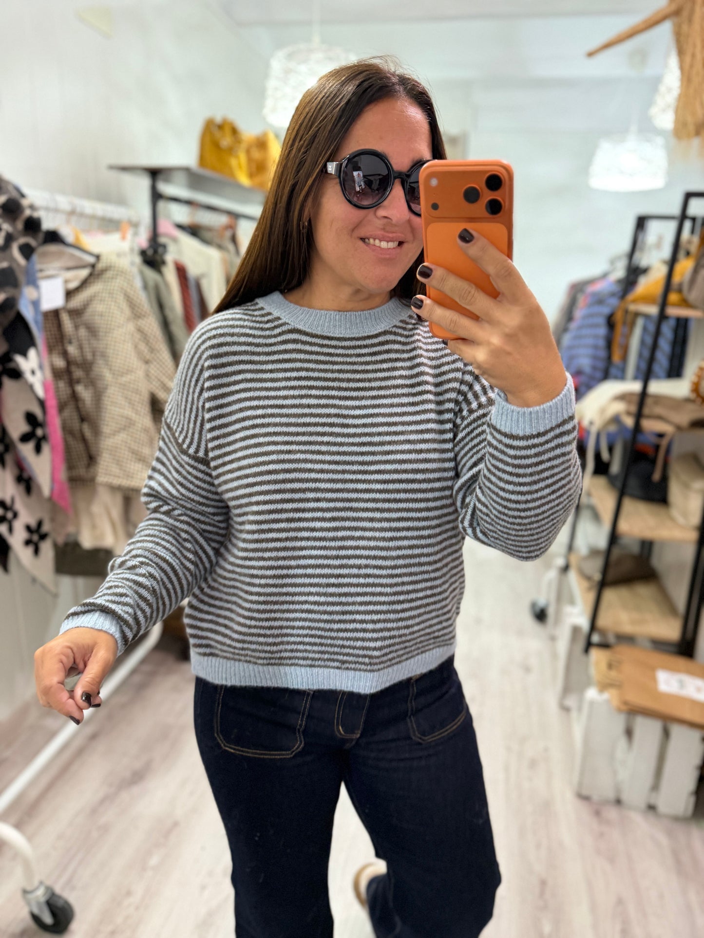 Jersei Milrayas cielo y gris