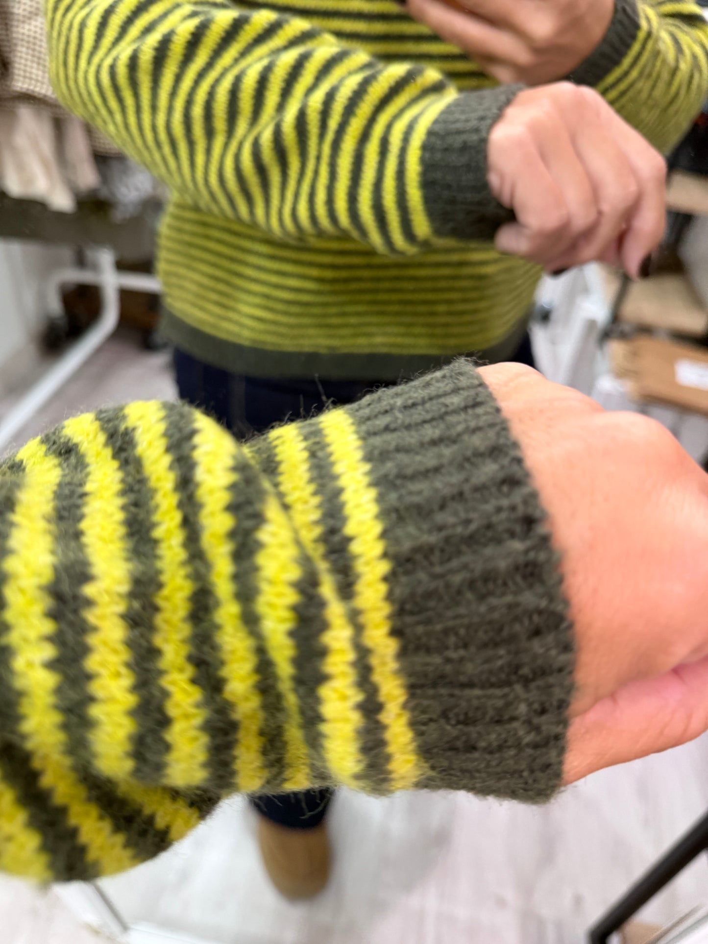 Jersei Milrayas kaki y pistacho