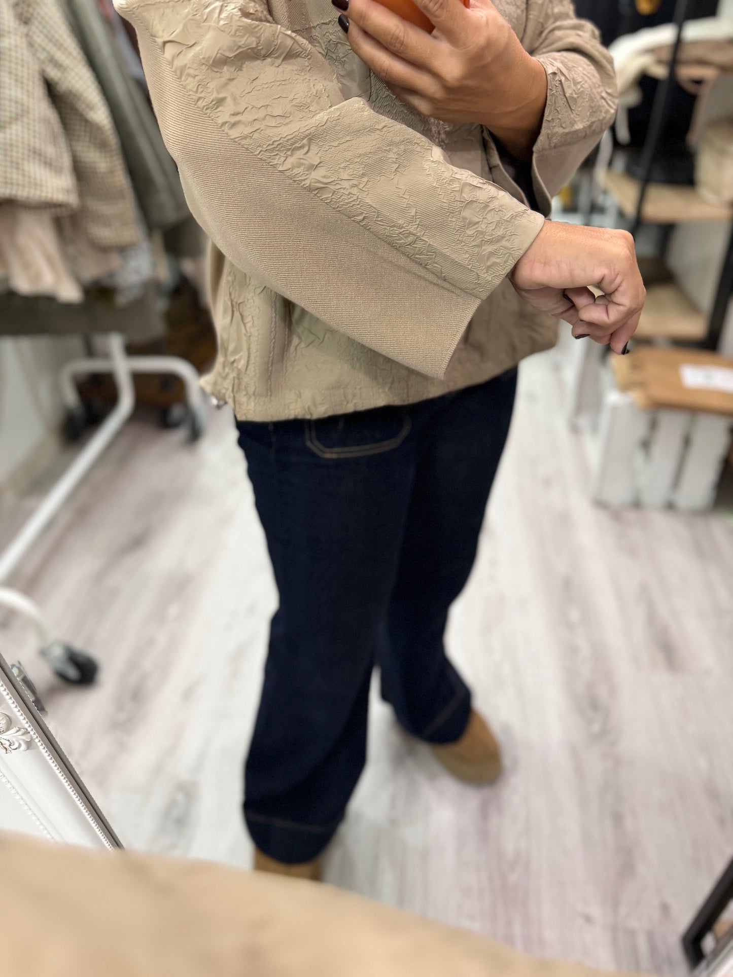 Jersei Textura beige