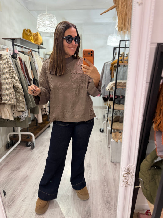 Jersei Textura mokka