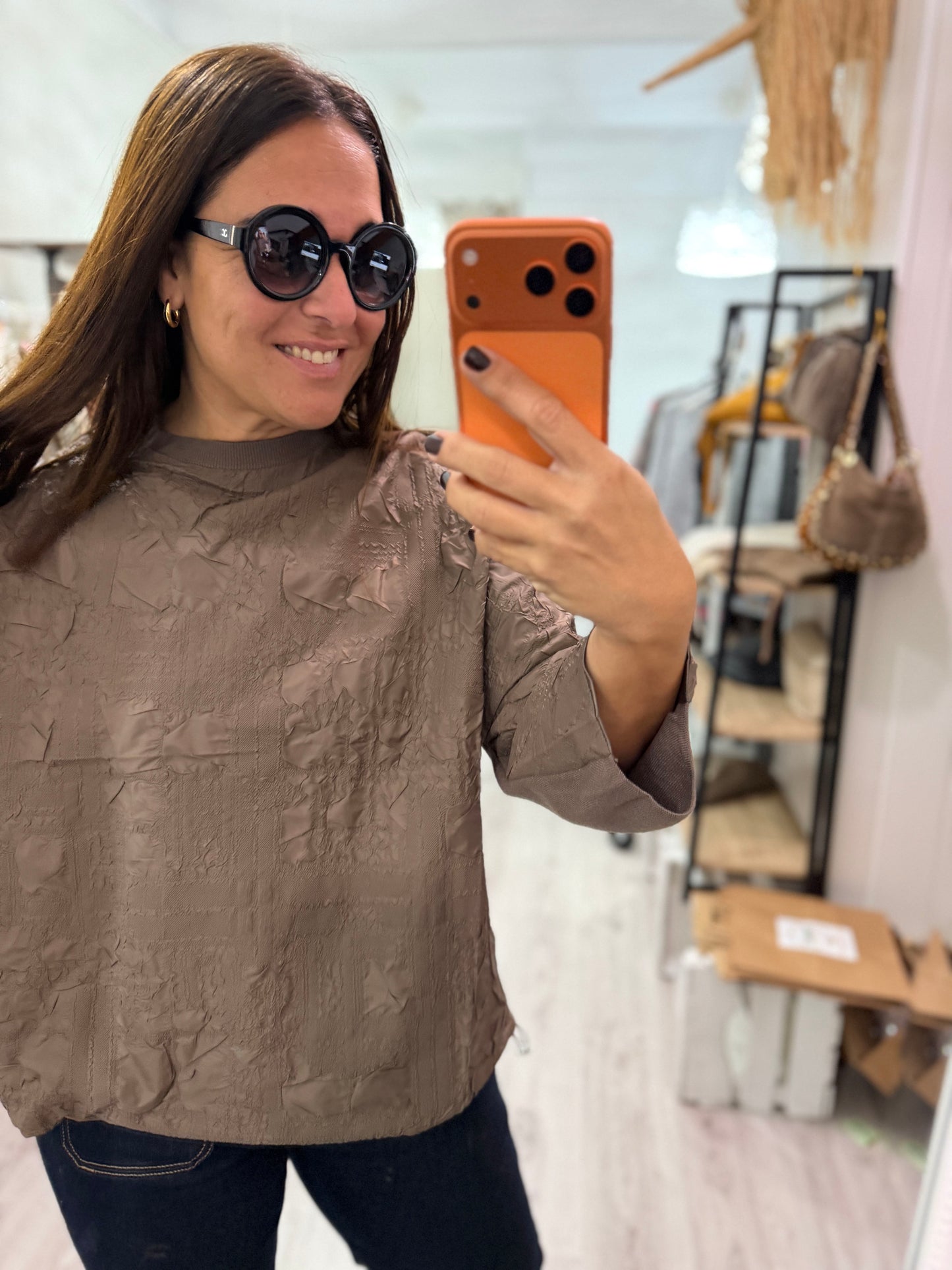 Jersei Textura mokka