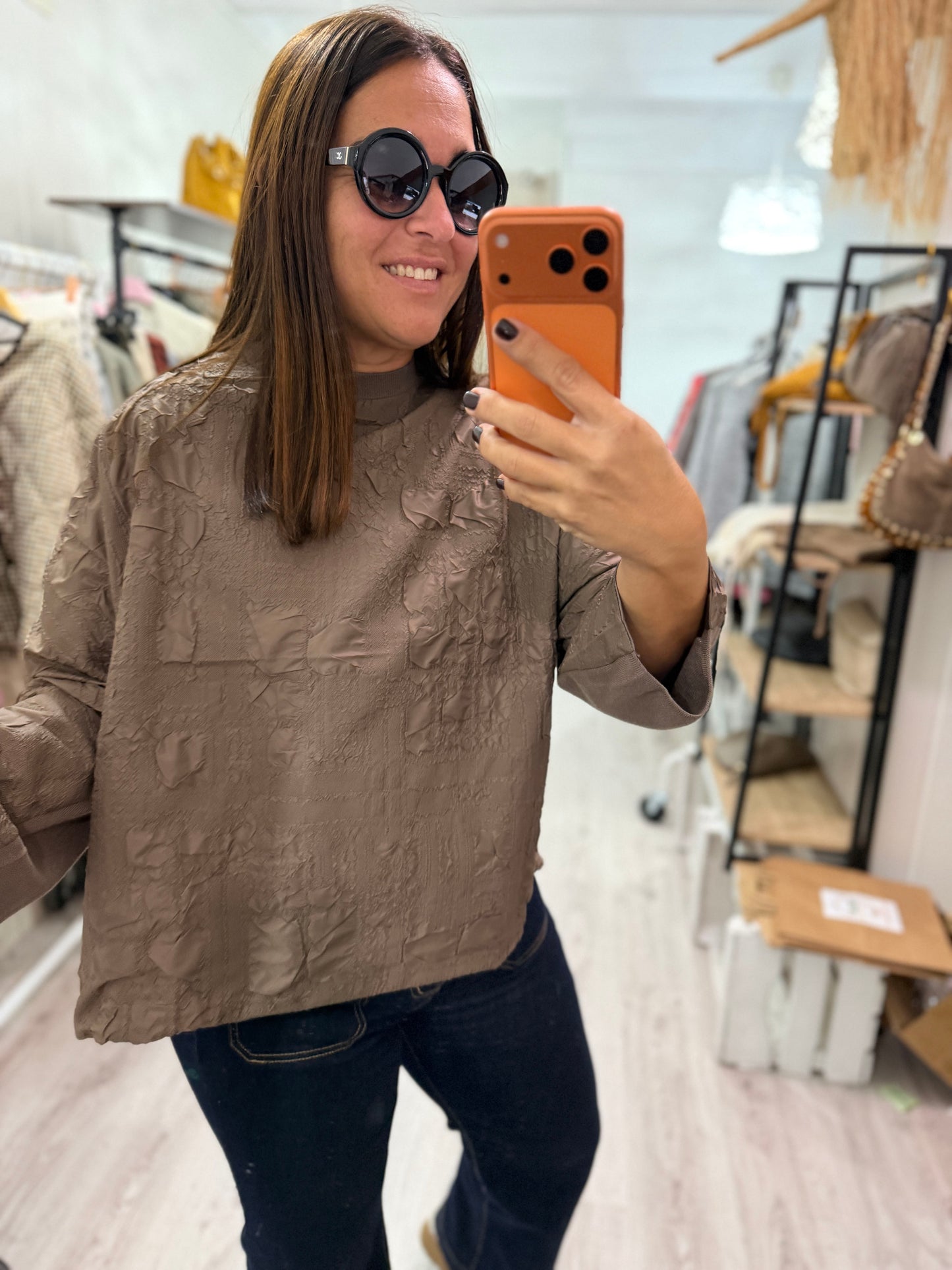 Jersei Textura mokka