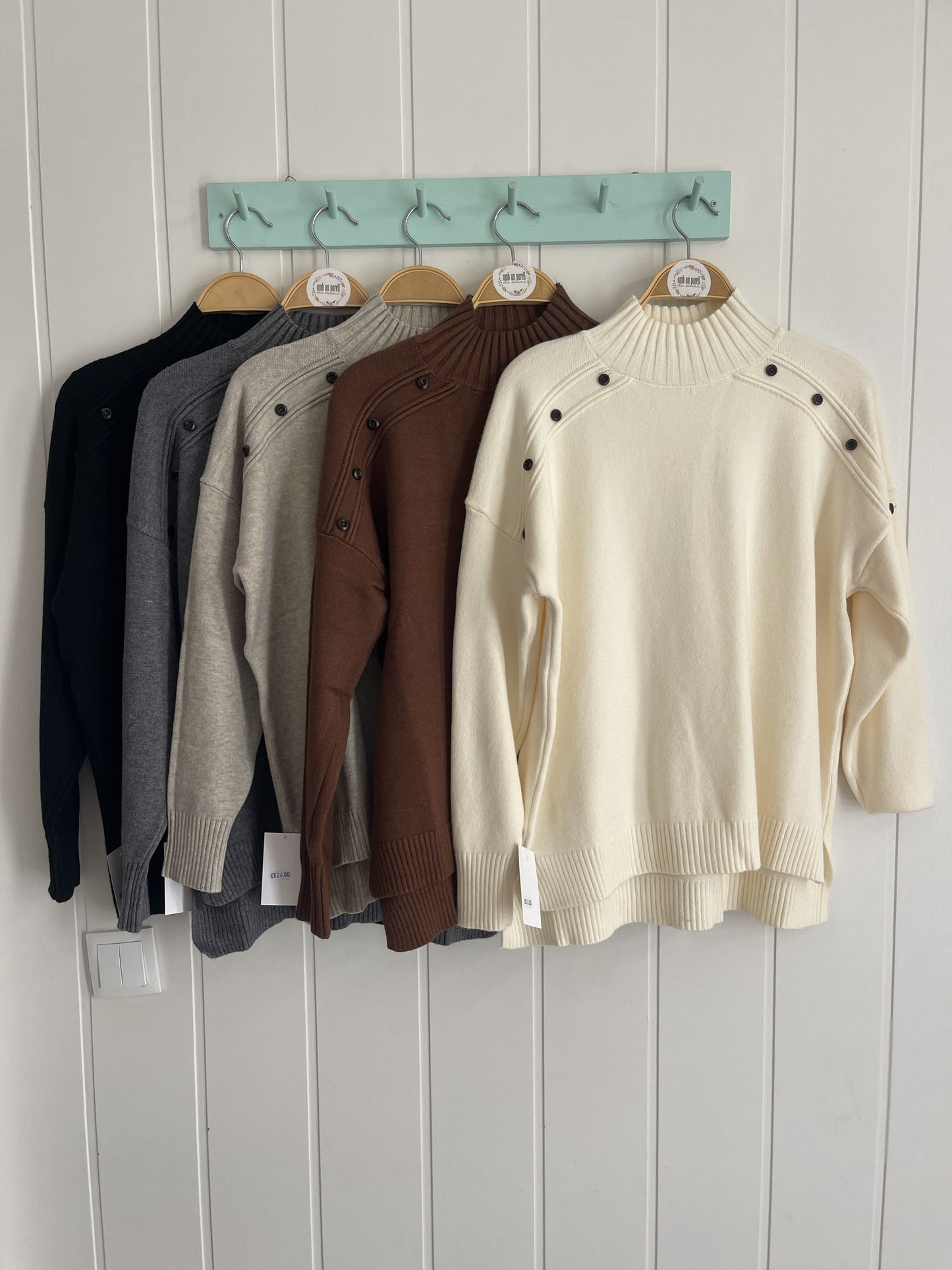 Jersei botoncitos beige