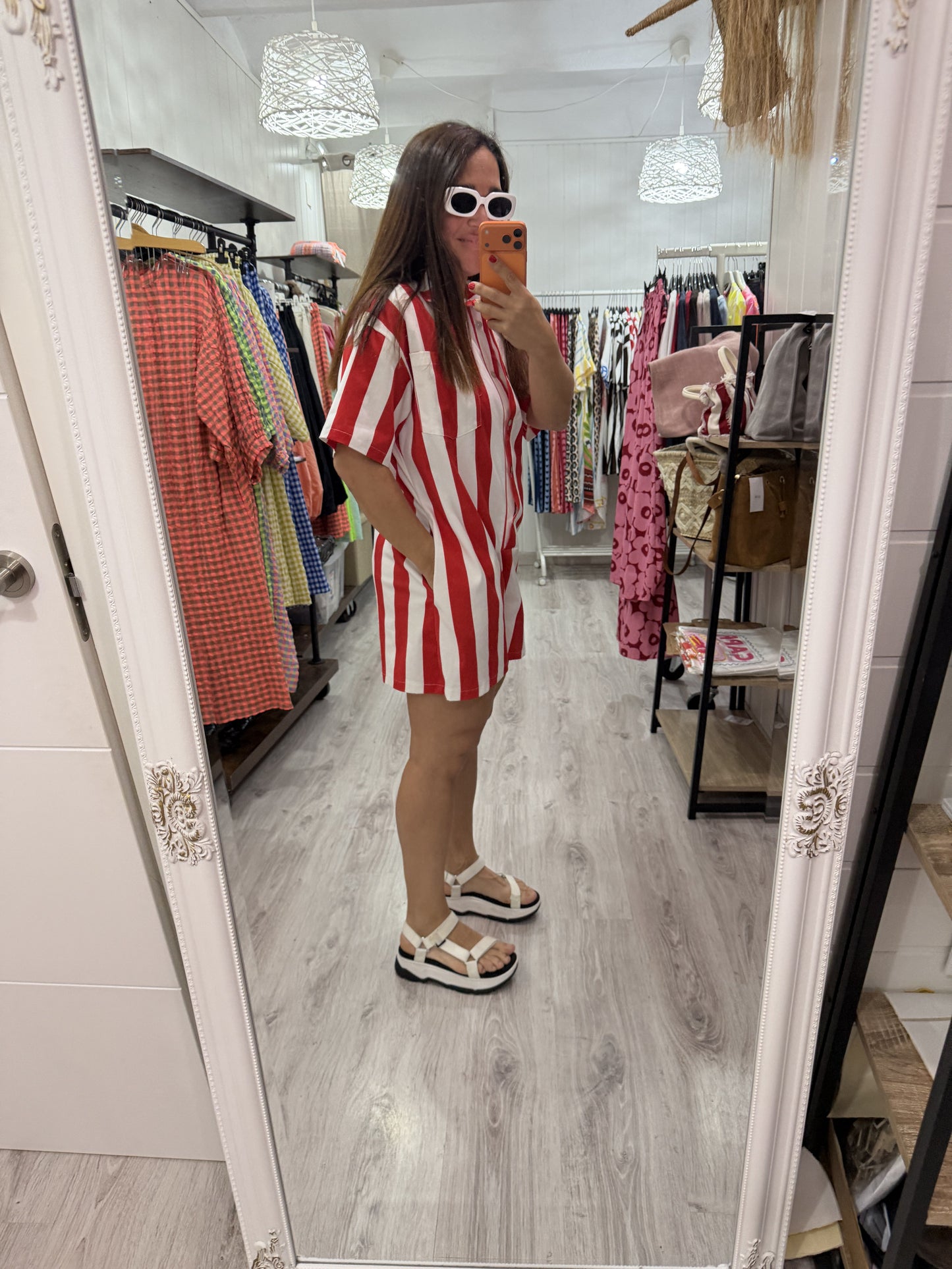 Mono Biarritz rojo