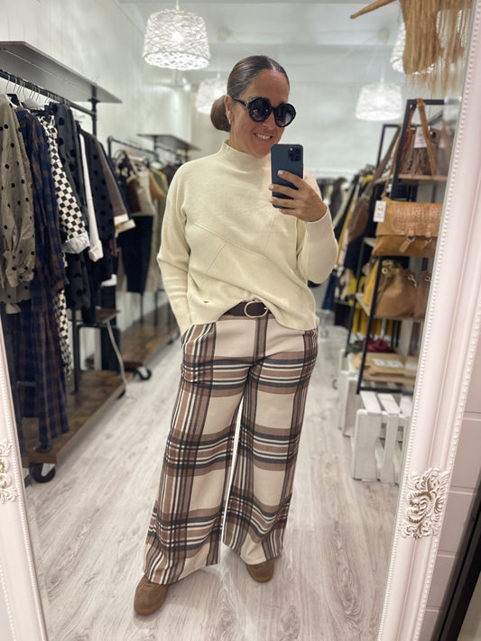 Pantalón Gales beige