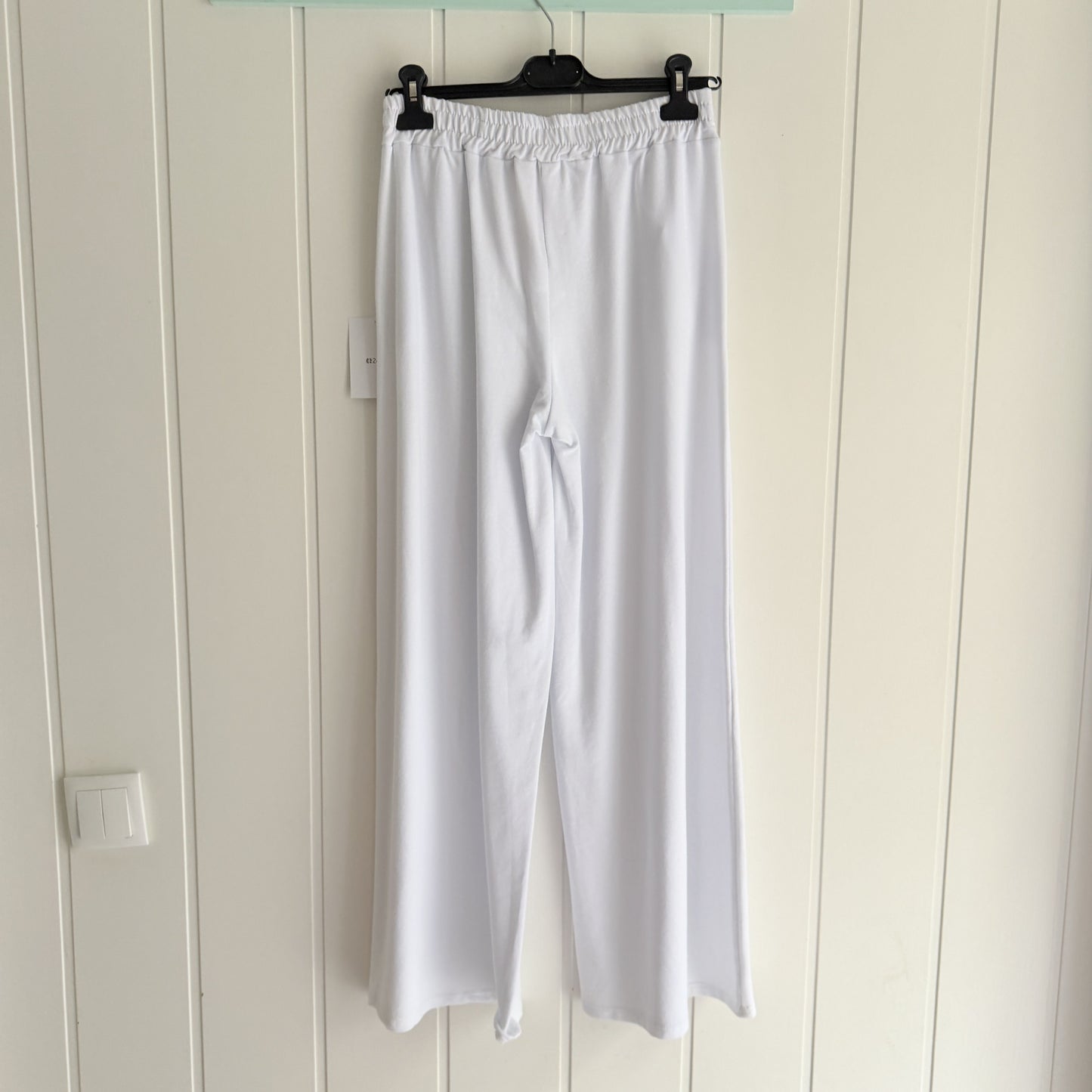 Pantalón Jogger costuras blanco
