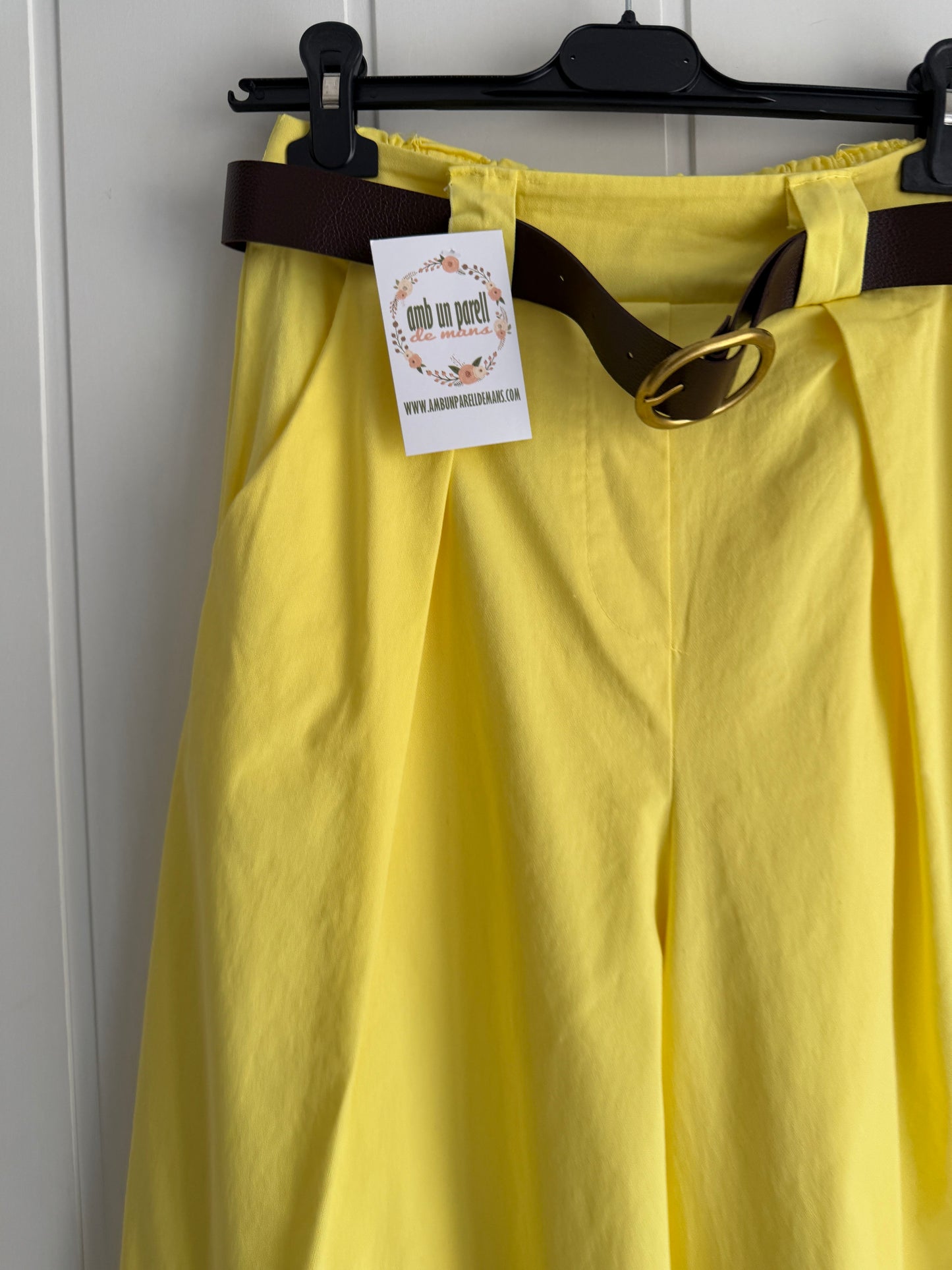 Pantalón Izaskun amarillo