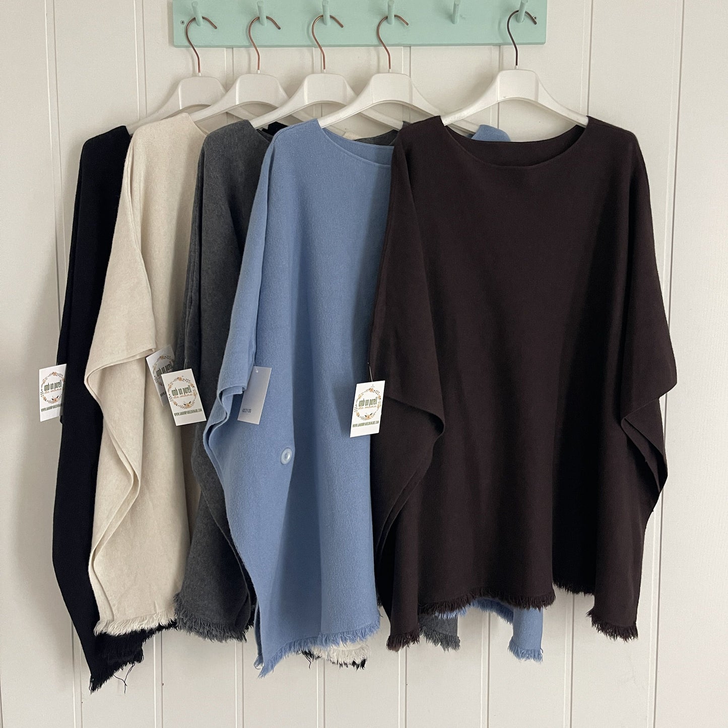 Poncho Fleco chocolate