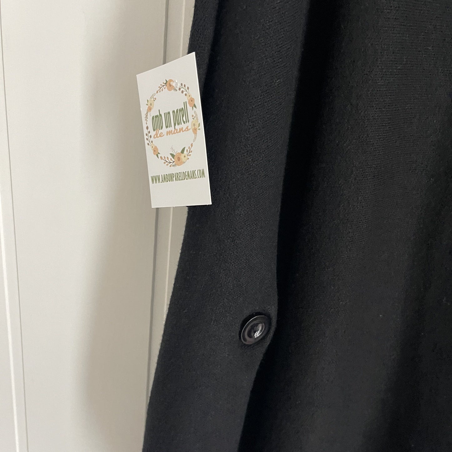 Poncho Fleco negro
