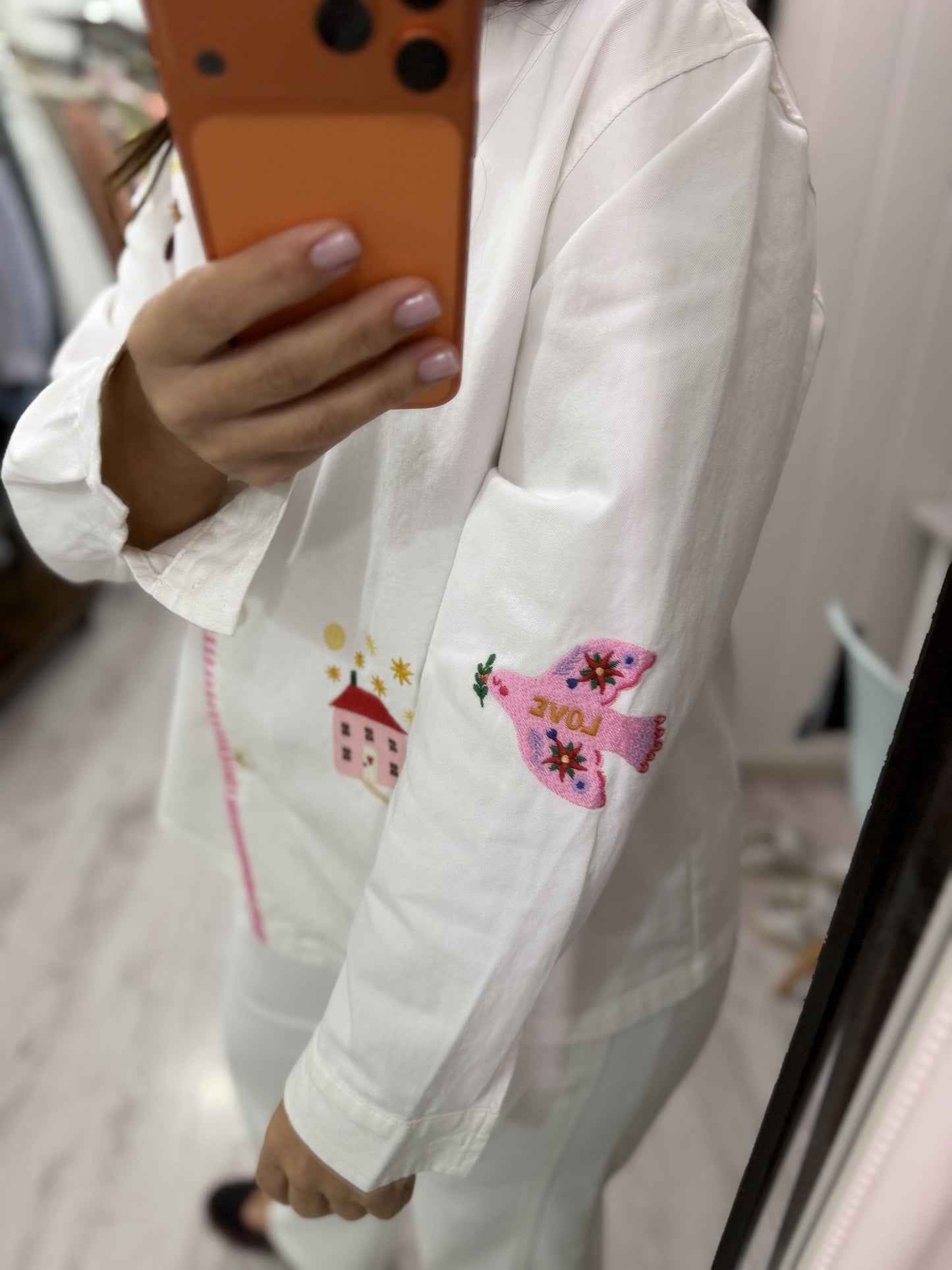 Sobrecamisa Dolce Vita jeans blanco