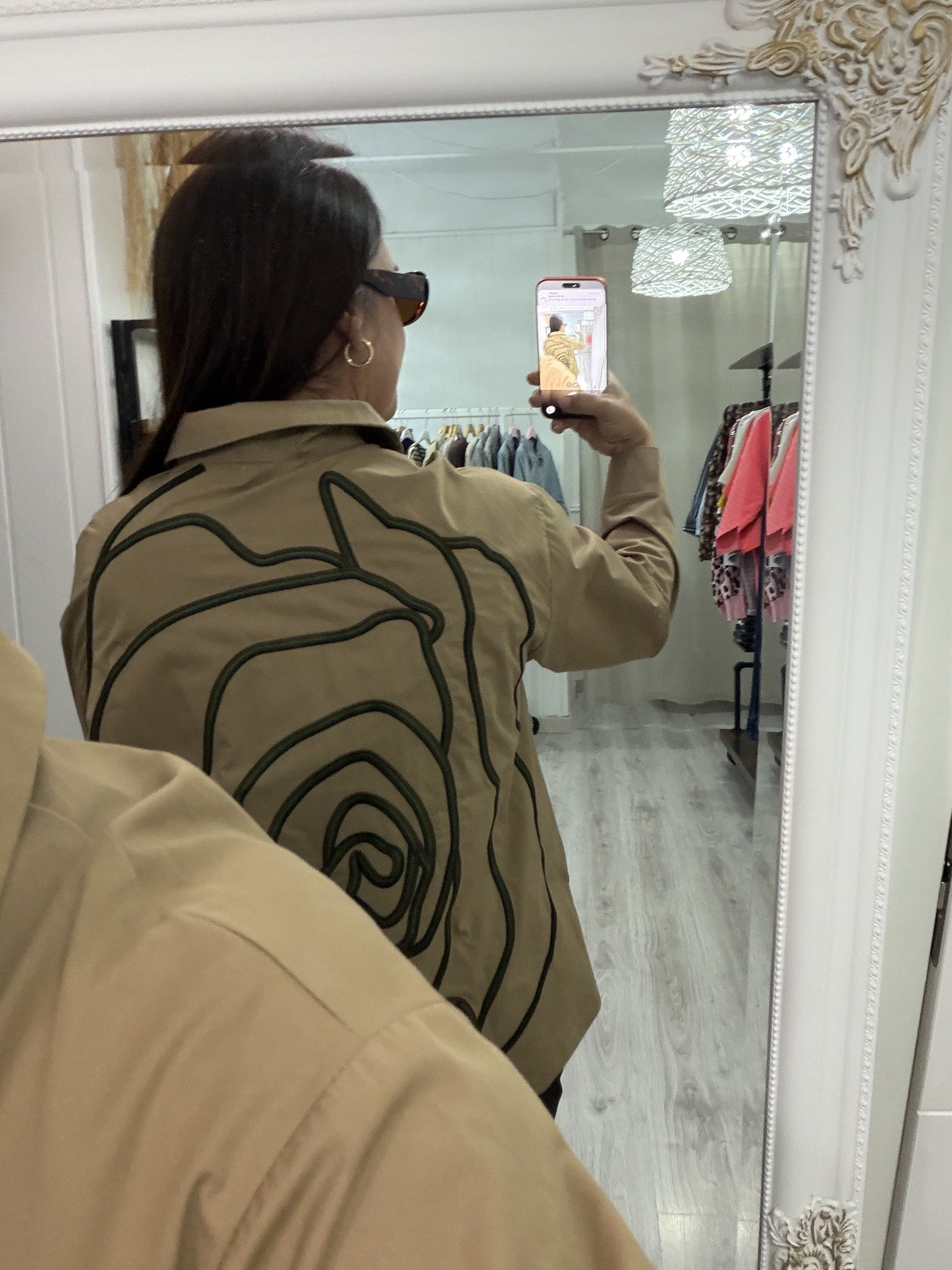 Sobrecamisa Florencia camel