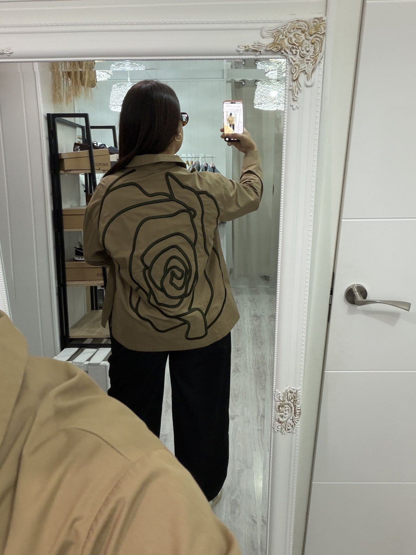 Sobrecamisa Florencia camel