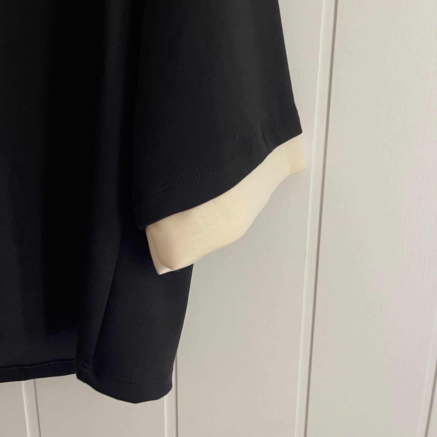 Sudadera Anna punto roma negro