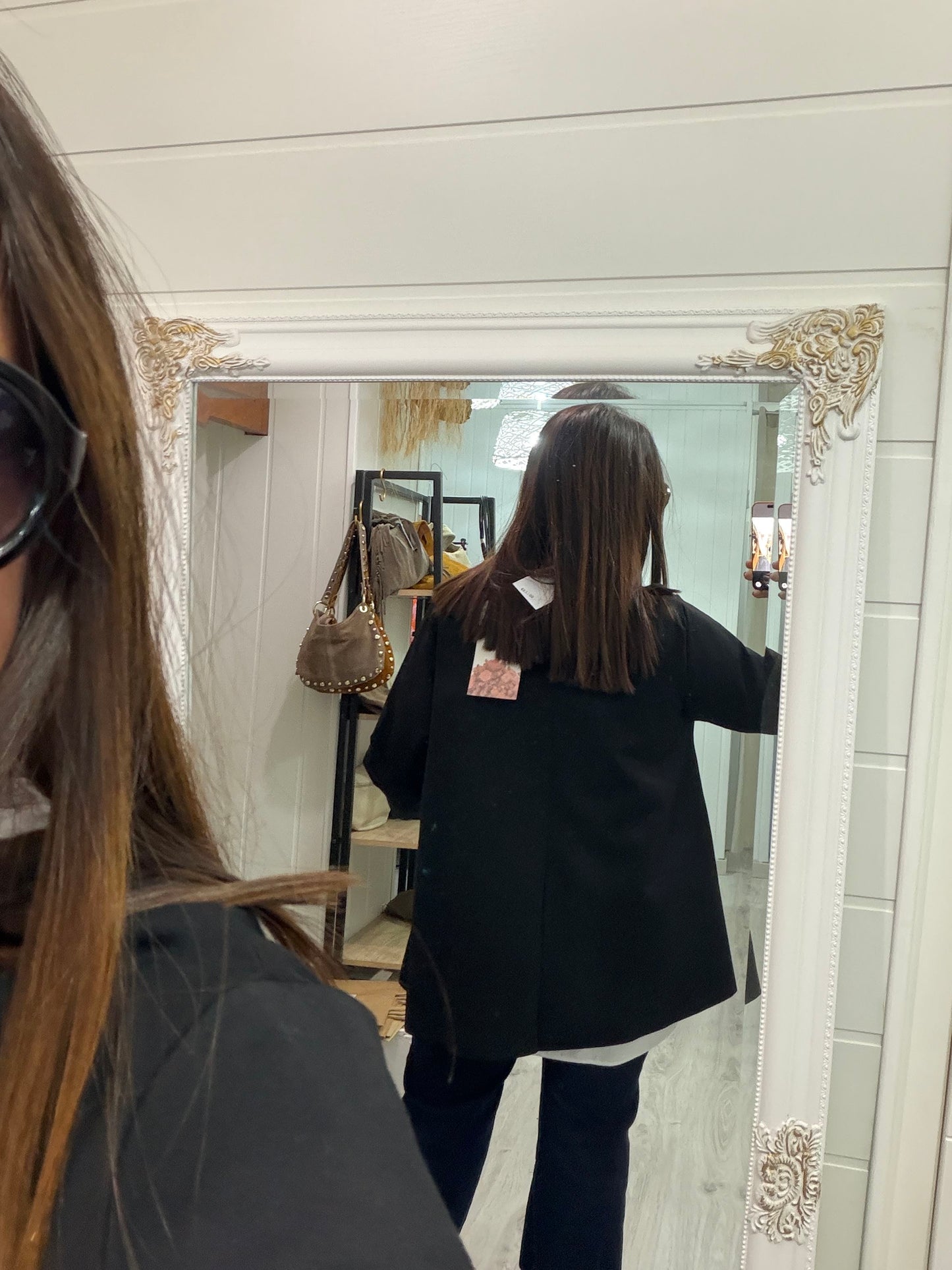 Sudadera Bowie punto roma negro