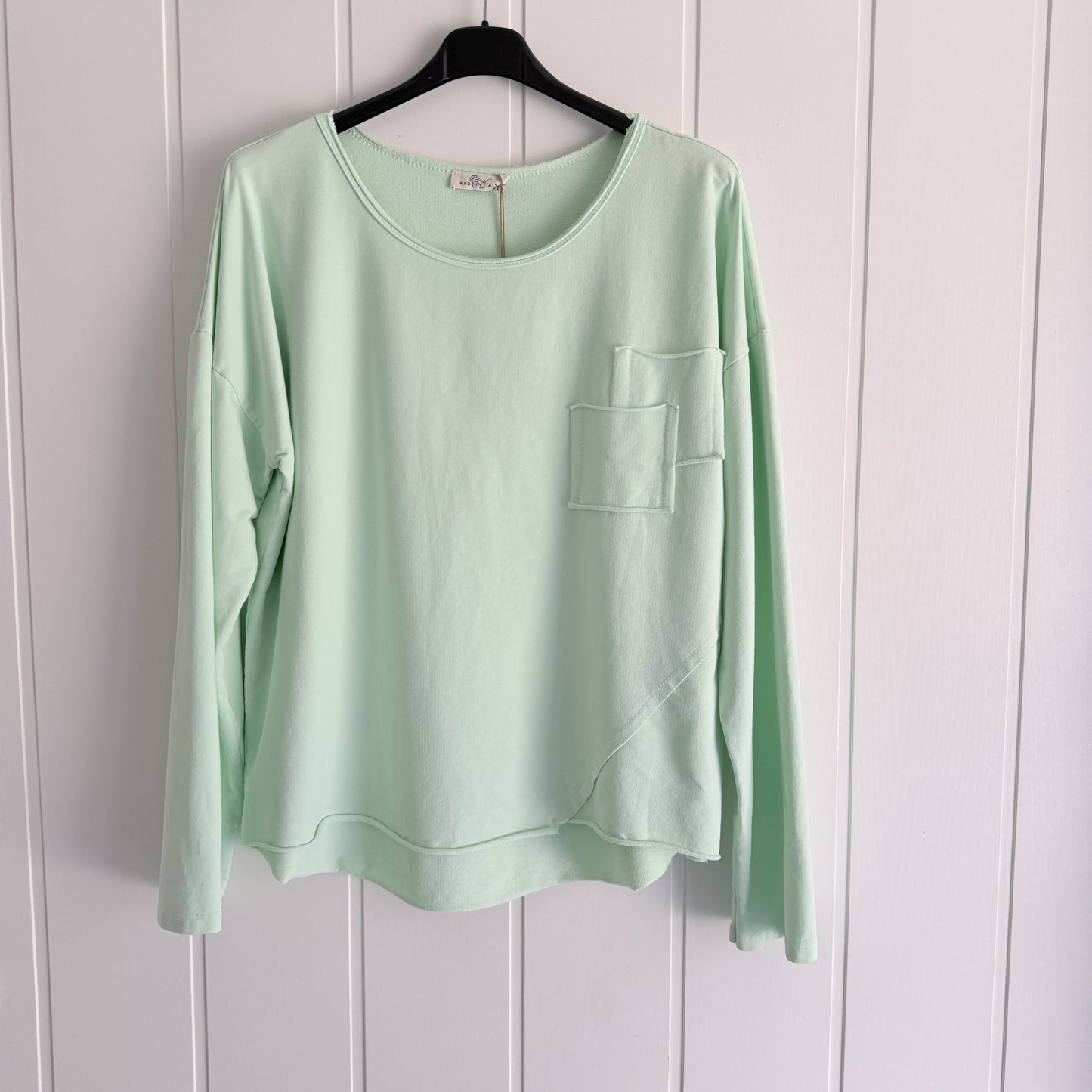 Sudadera Bolsillos mint