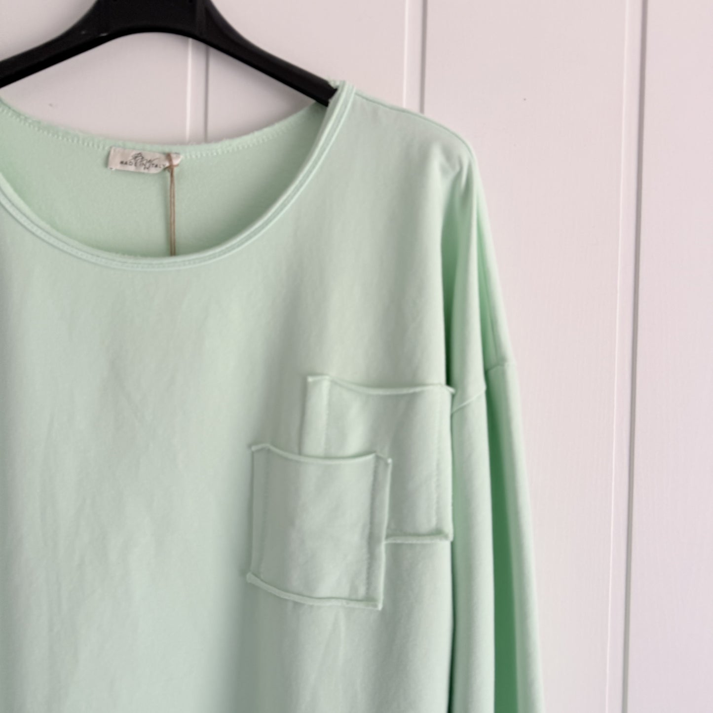 Sudadera Bolsillos mint