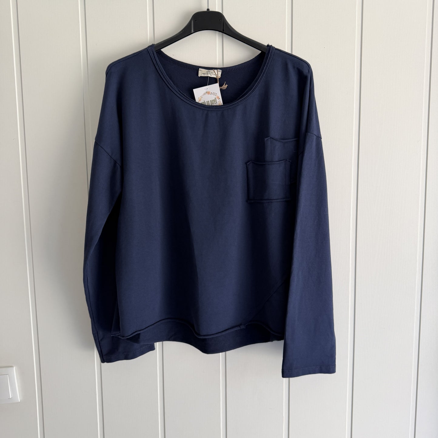 Sudadera Bolsillos marino