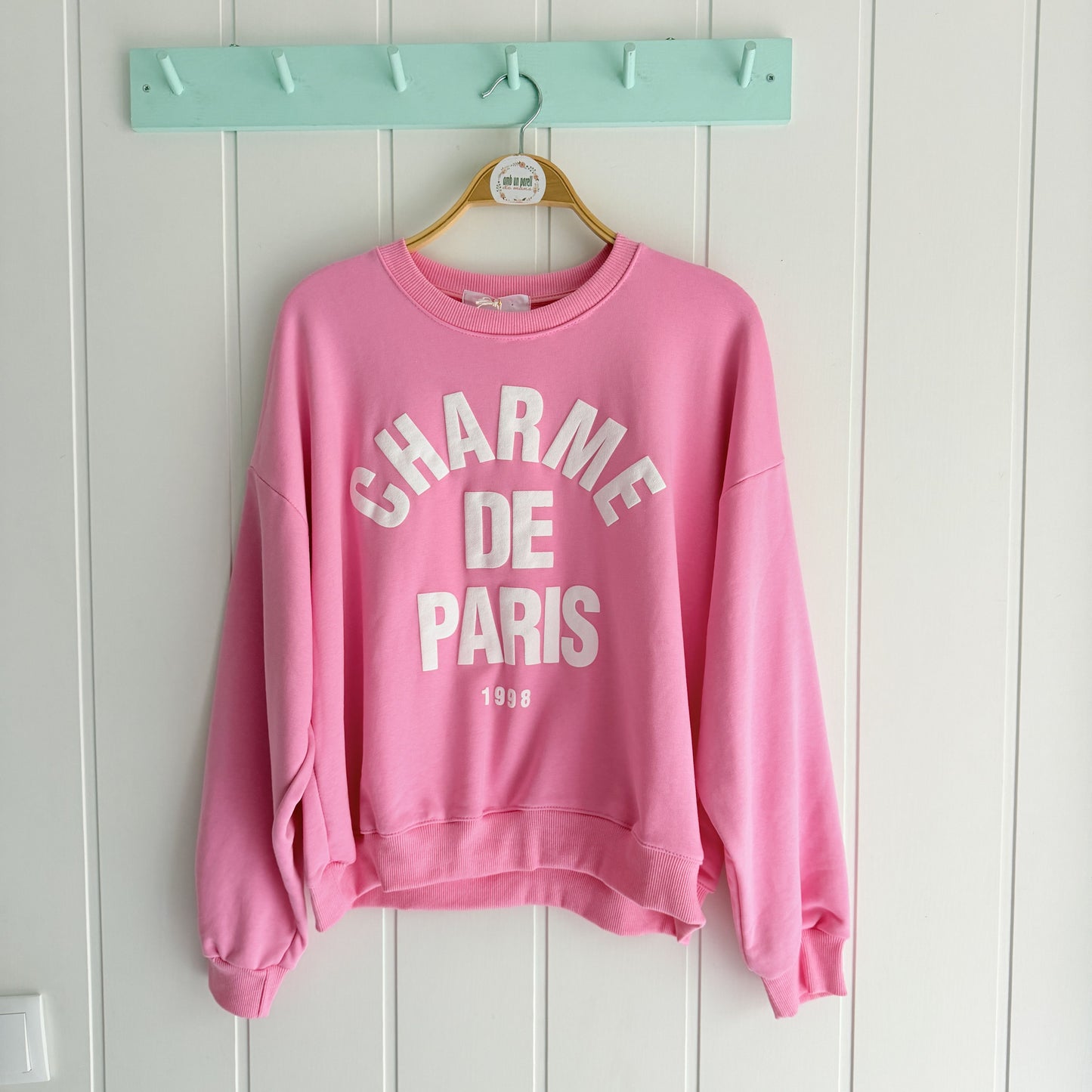 Sudadera Charme de Paris Rosa