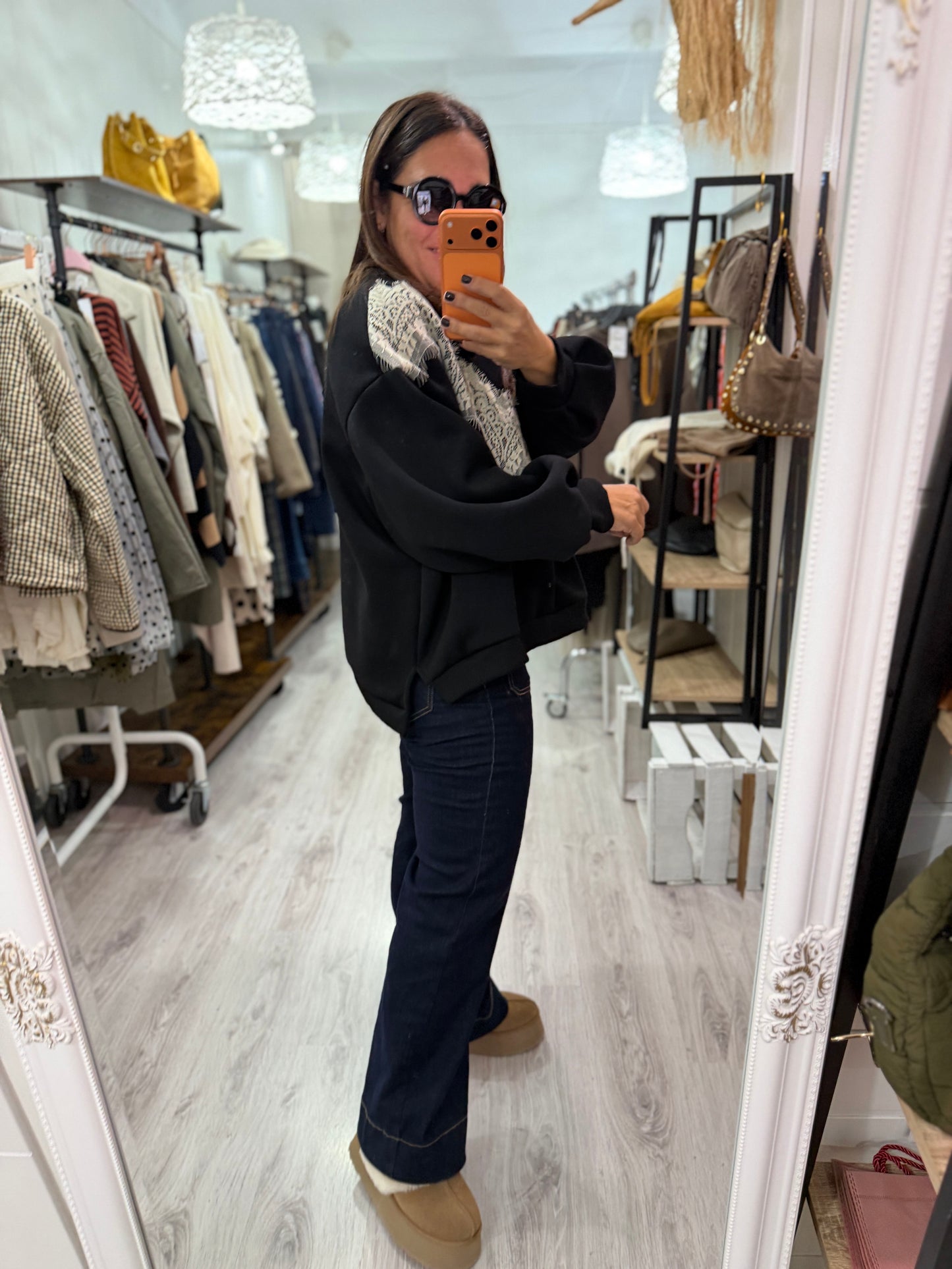 Sudadera Nordic blonda negro