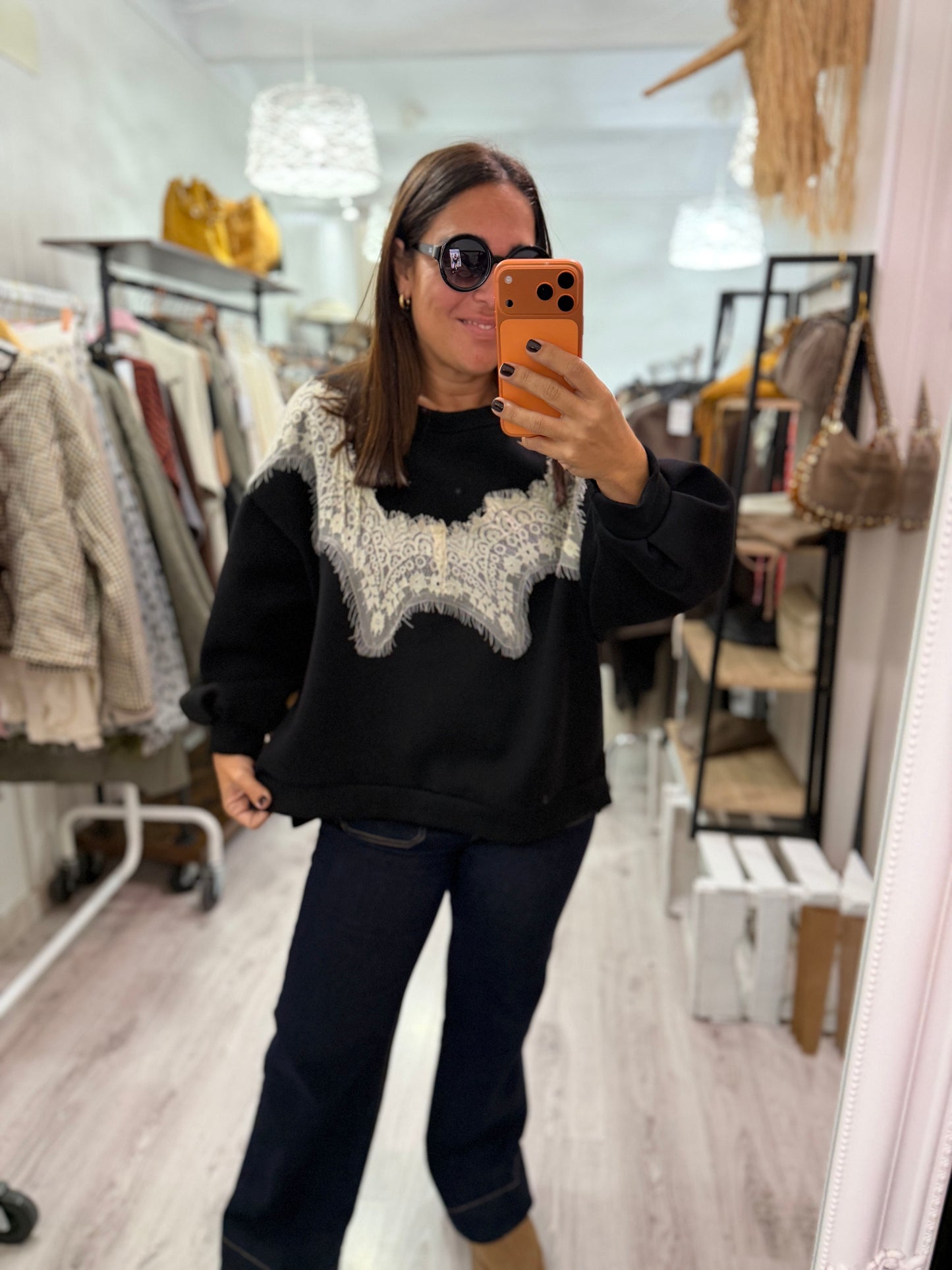 Sudadera Nordic blonda negro