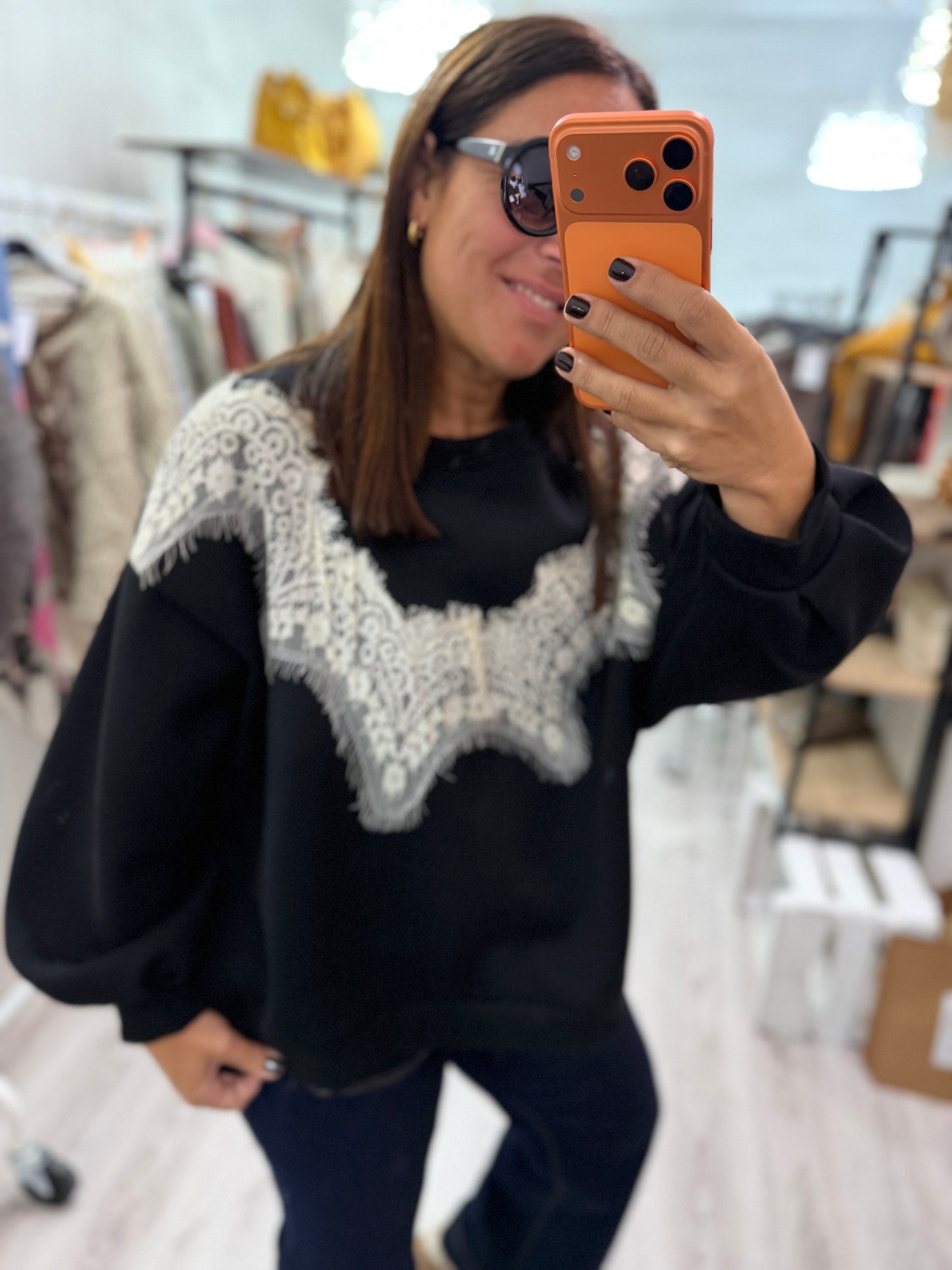 Sudadera Nordic blonda negro