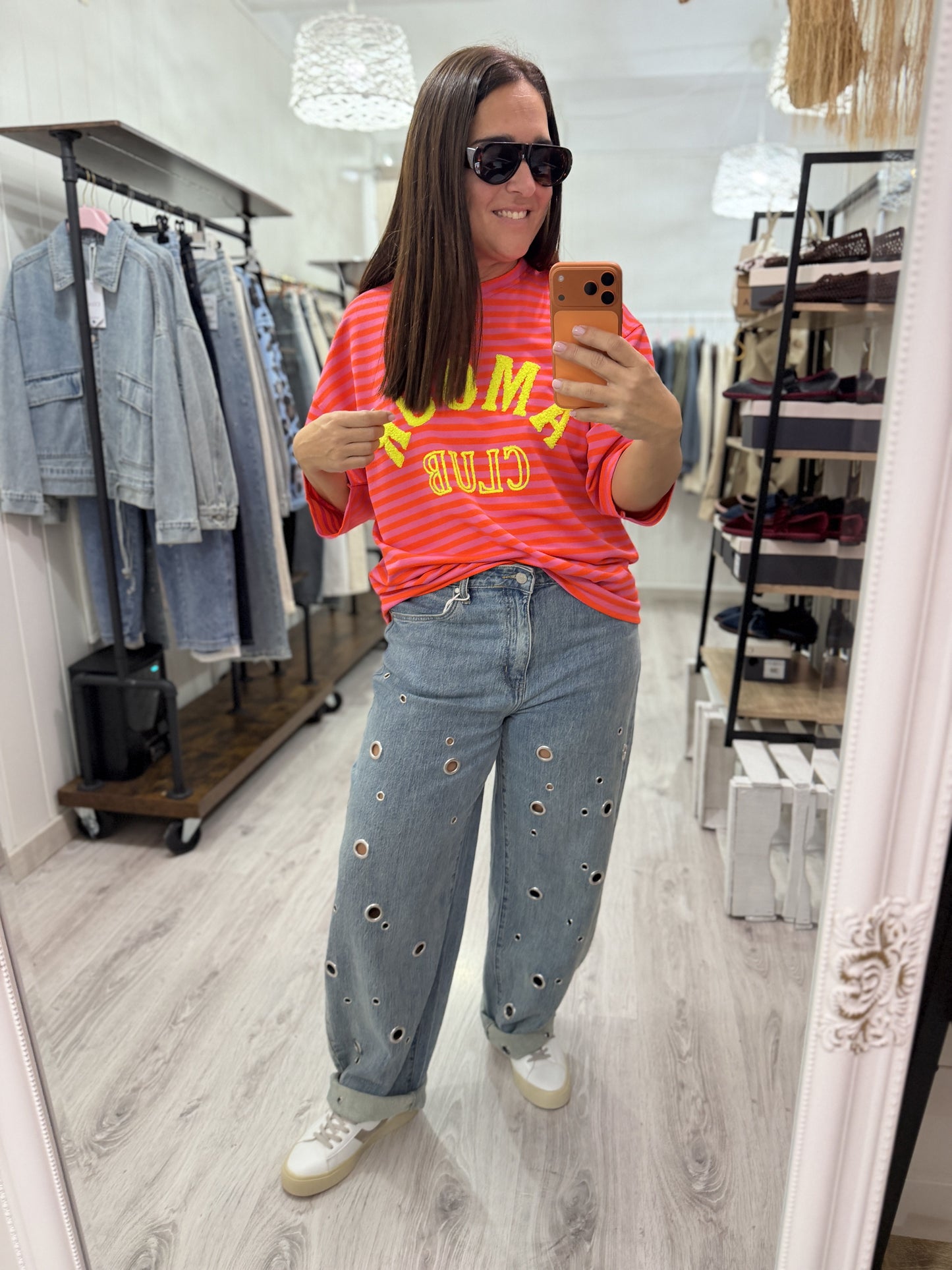 Pantalón Tachas Balloon Jeans