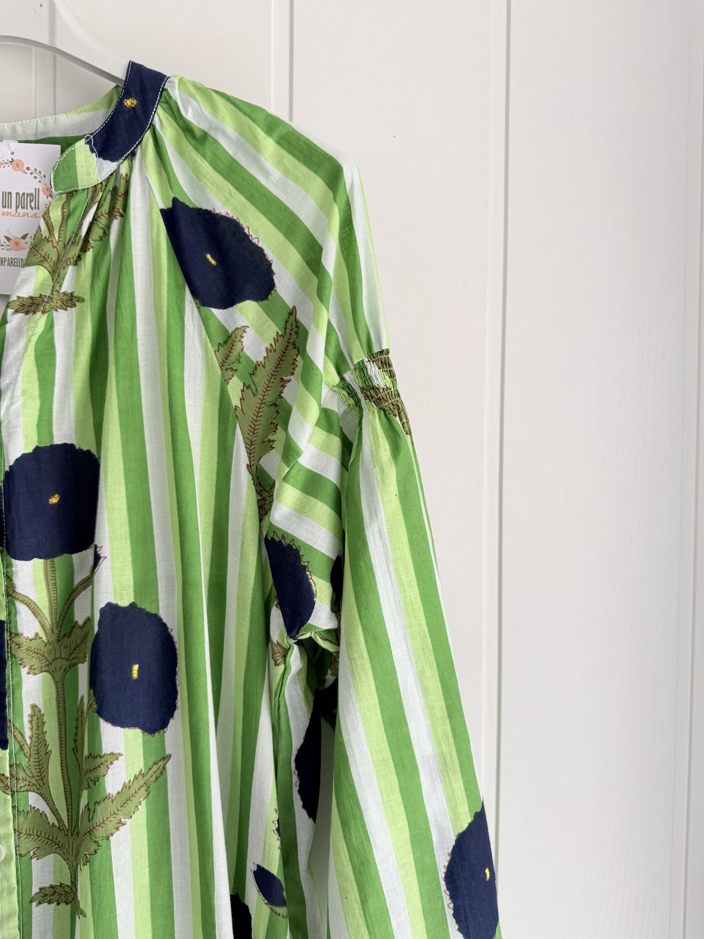 Vestido Aisha · Verde camelias