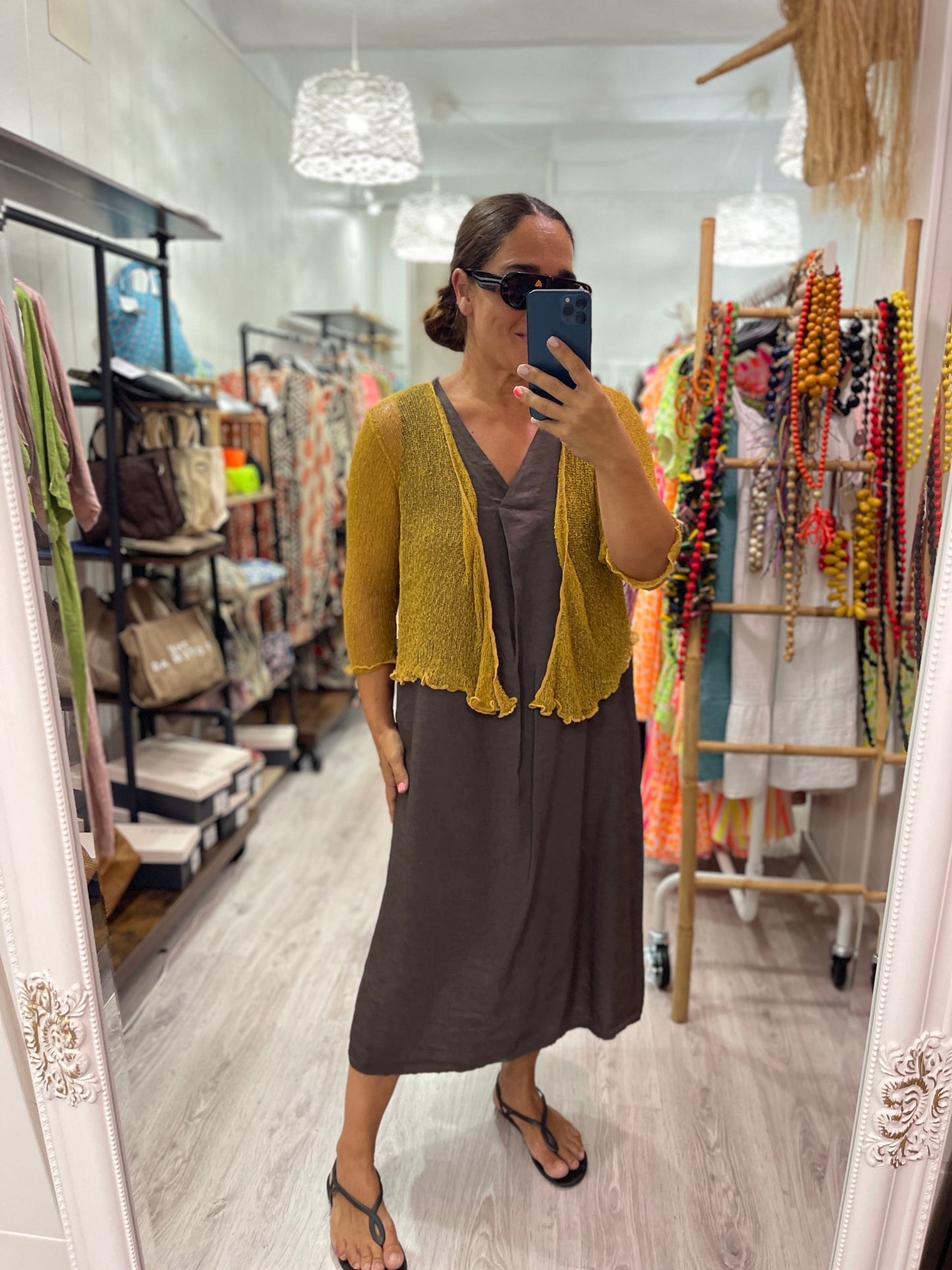 Chaqueta mágica mostaza