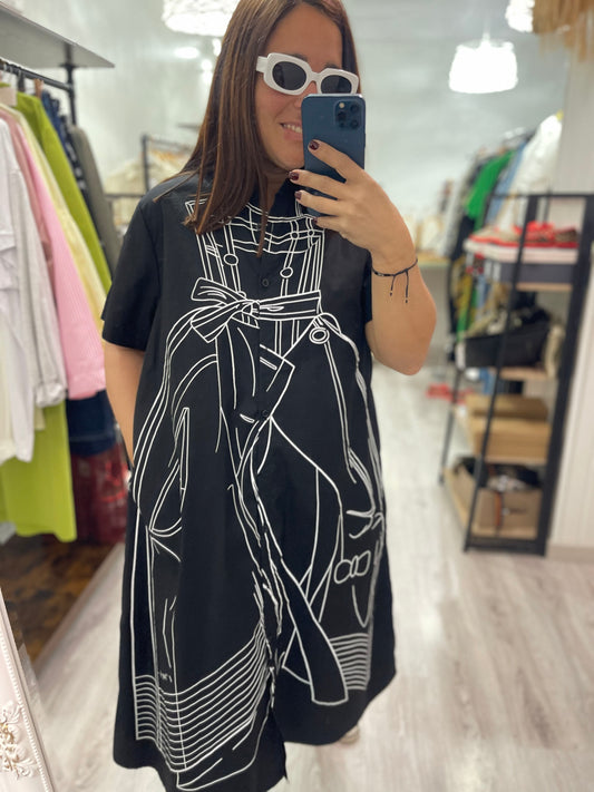 Vestido Cabaret negro