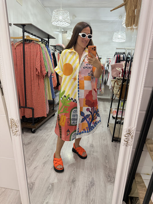 Vestido Frida camisero