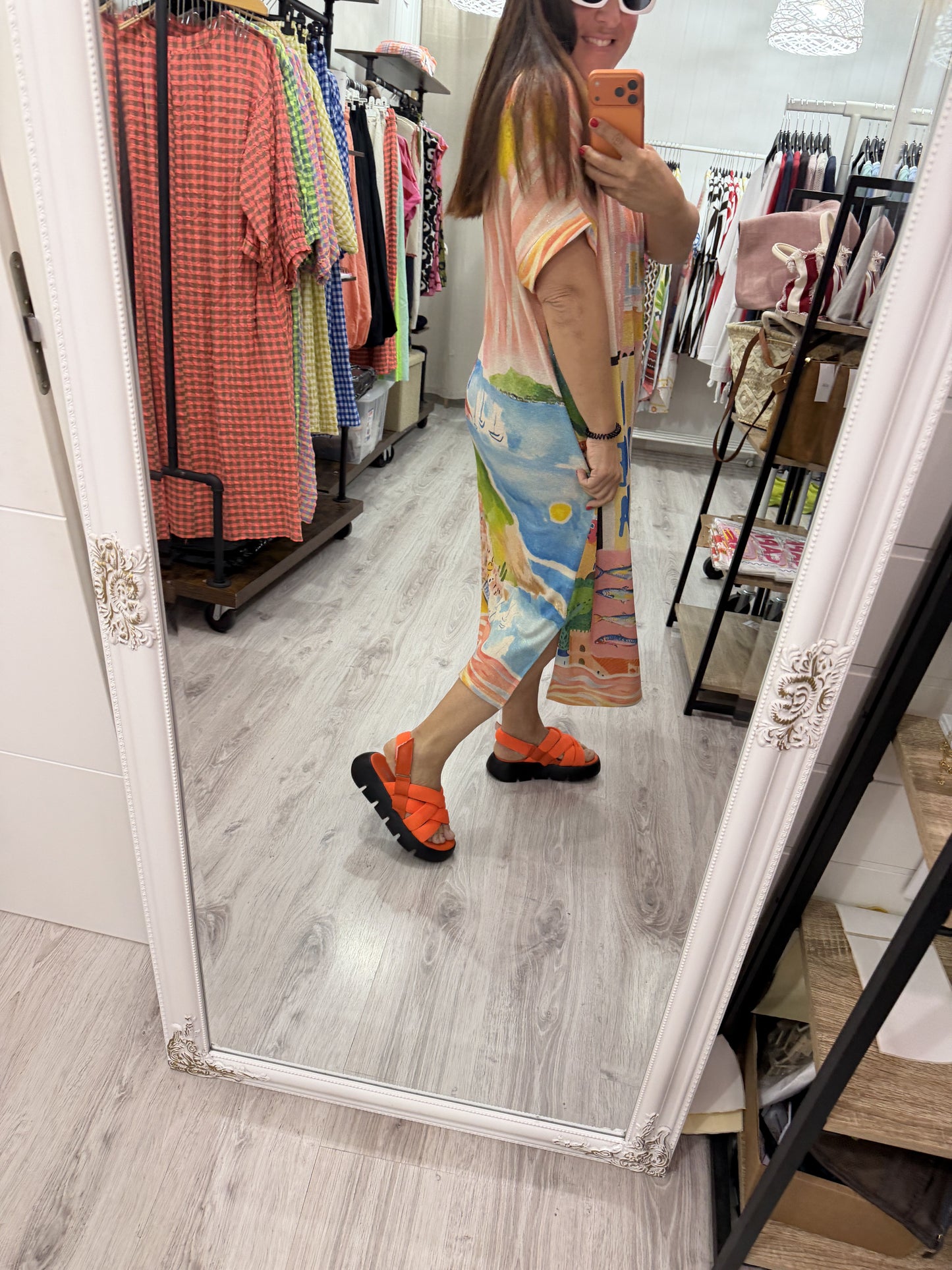 Vestido Lúrex Dolce Vita