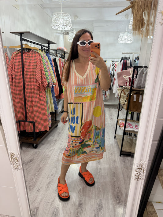Vestido Lúrex Dolce Vita
