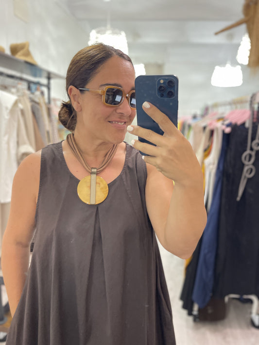 Vestido Globbo chocolate