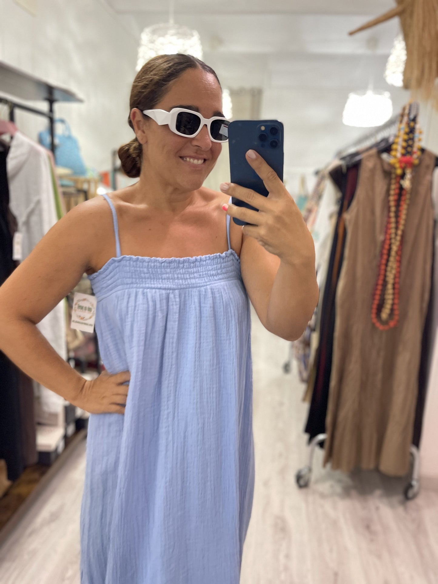 Vestido Manacor cielo