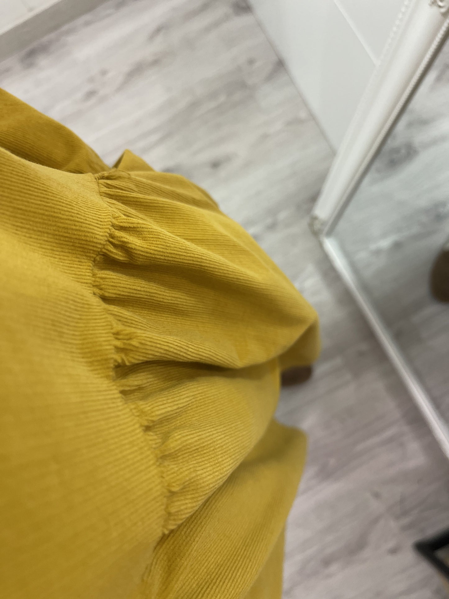 Vestido Matilda micropana mostaza
