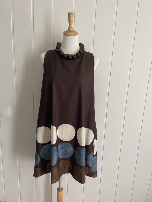 Vestido Sixty chocolate