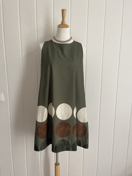 Vestido Sixty kaki