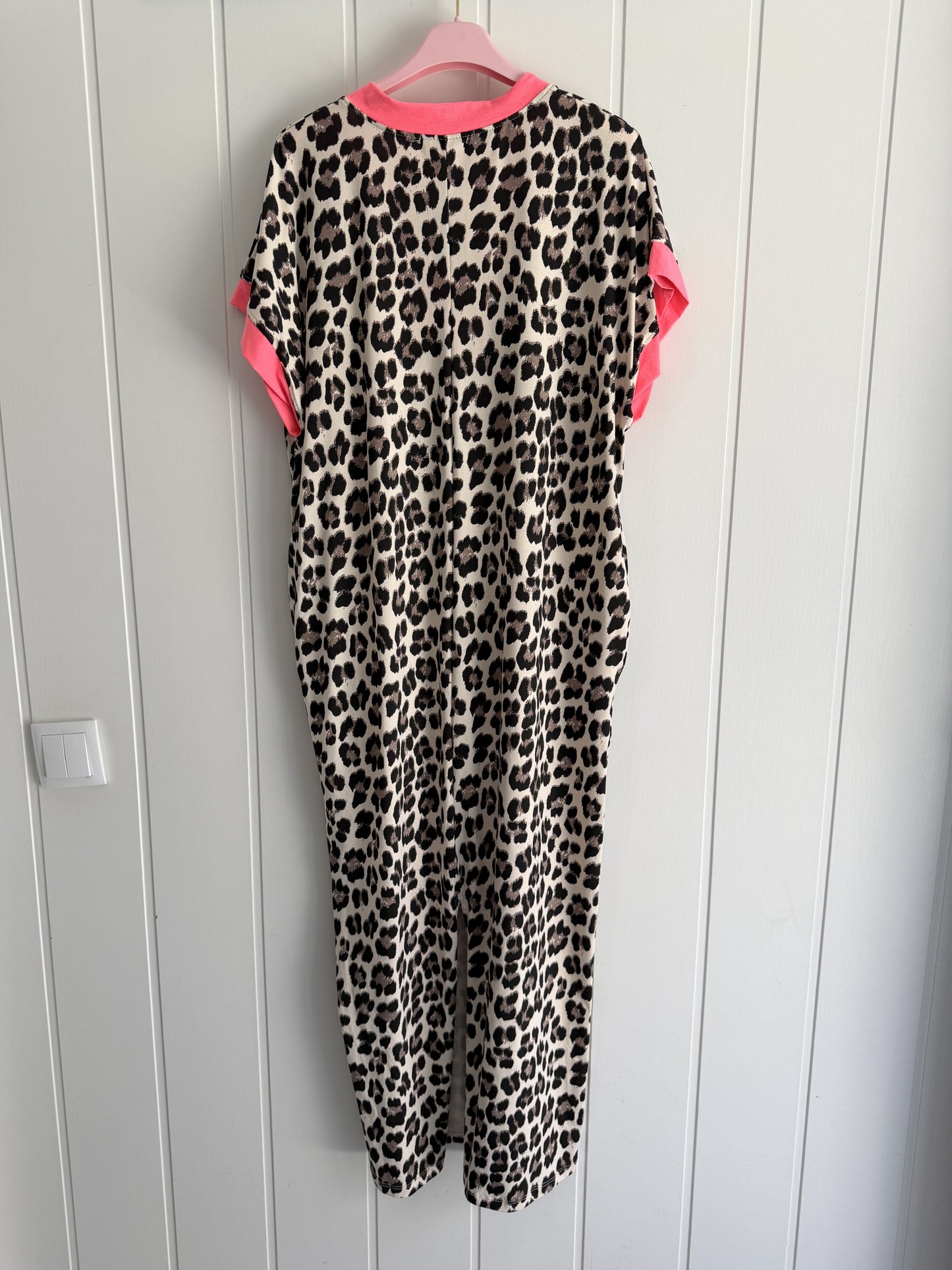 Vestido Animal Print Fucsia