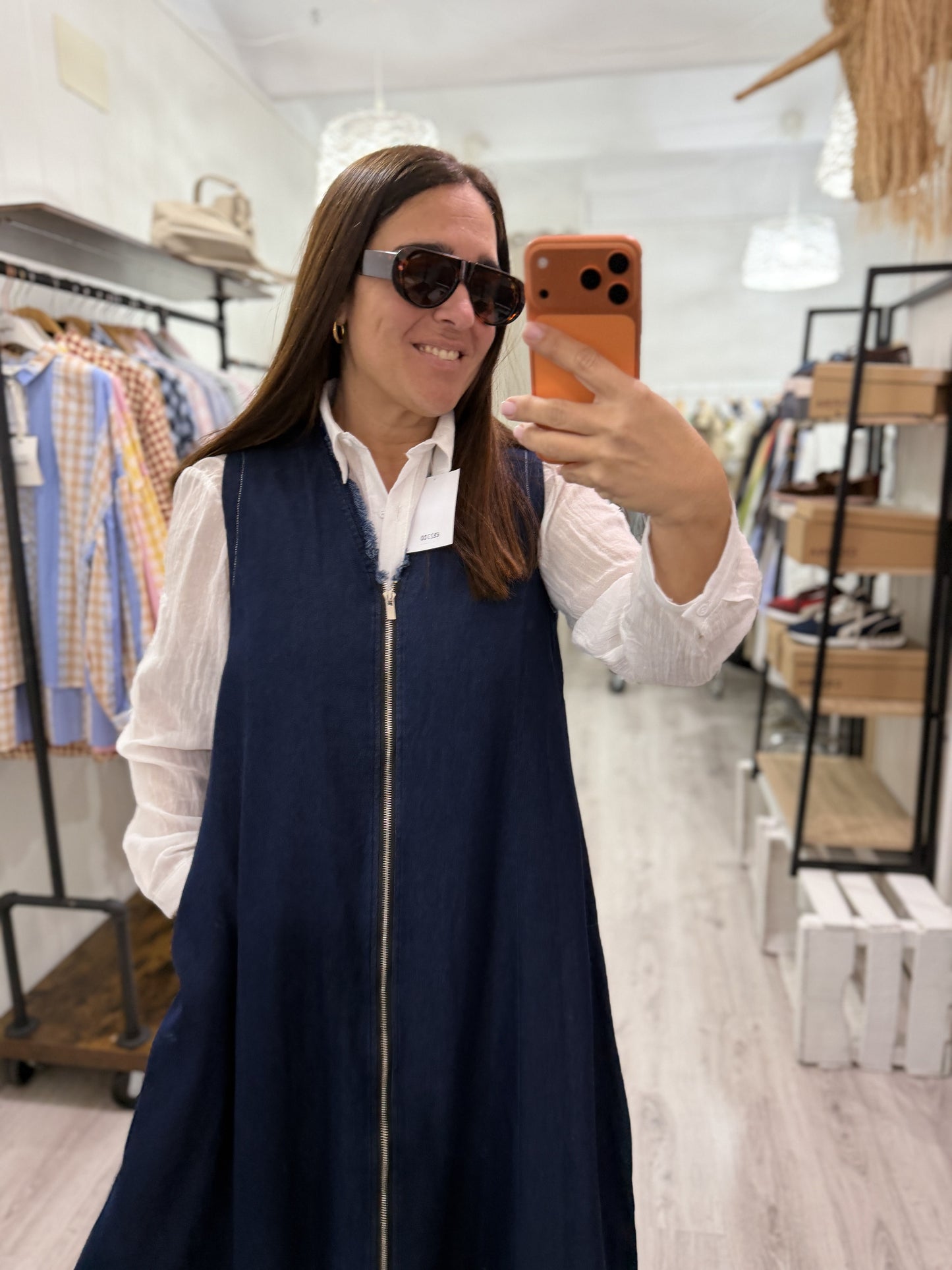 Vestido Zipper Jeans
